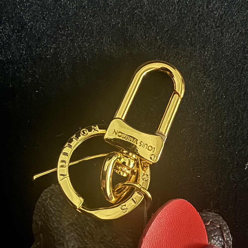 Brand new upcycled Louis Vuitton hello kitty Keychain/ bag charm - Picture 2 of 5